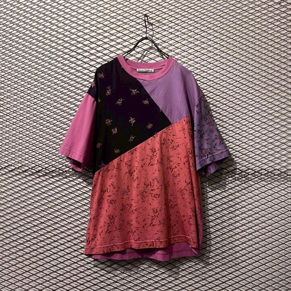 画像1: ACNE STUDIOS - Floral Pattern Switching Tee (1)