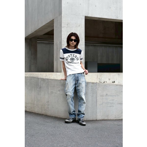 画像1: HYSTERIC - 90's Football Tee (1)