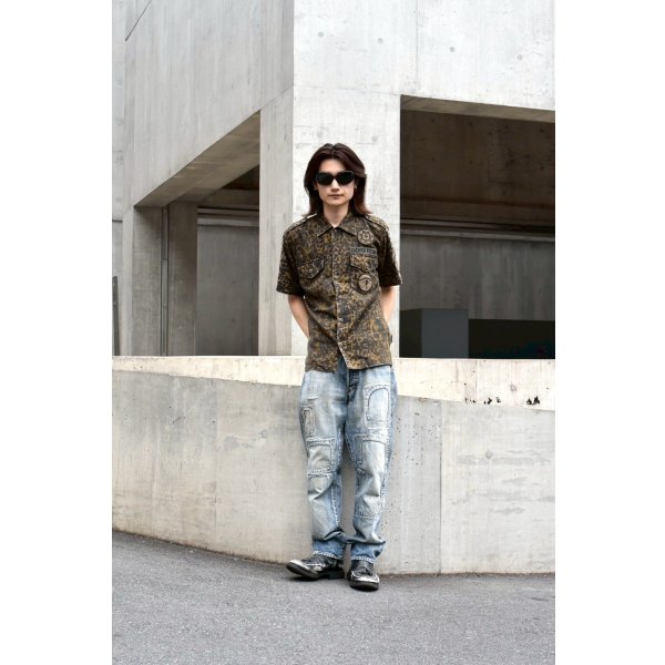画像1: SWAGGER - Reconstructed＆Repaired Denim Pants (1)