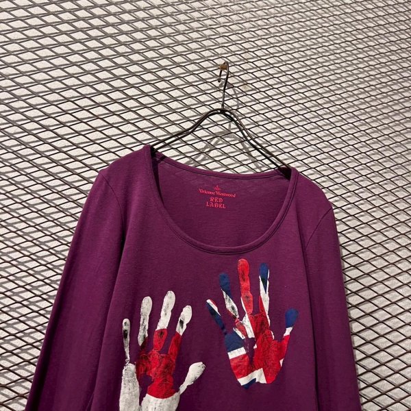 画像2: vivienne westwood RED LABEL - Handprint L/S Tee (2)