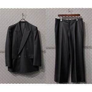 画像: LANVIN - メタルボタン4Bダブルセットアップ (ダメージあり)