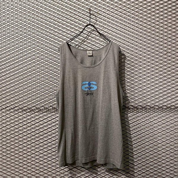 画像1: STUSSY - 90's Logo Sleeveless Tee (U.S.A) (1)
