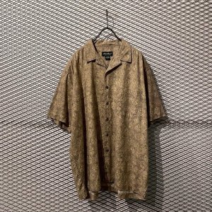 画像: Eddie Bauer - Paisley Pattern Open Collar Linen S/S Shirt