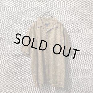 画像: Eddie Bauer - Paisley Pattern Open Collar Linen S/S Shirt