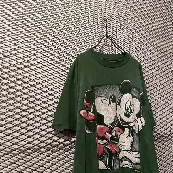 画像2: Used - Mickey & Minnie Tee (2)