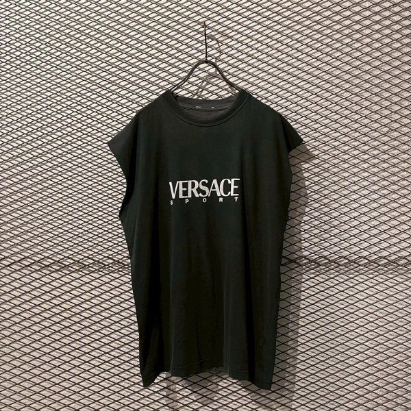 画像1: VERSACE - 90's Logo Sleeveless Tee (1)