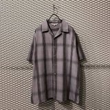 画像: Used - Ombre Check Open Collar S/S Shirt