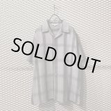 画像: Used - Ombre Check Open Collar S/S Shirt