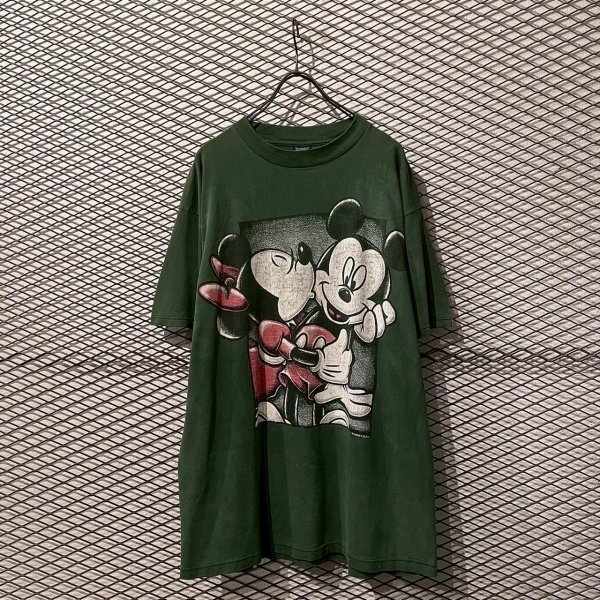 画像1: Used - Mickey & Minnie Tee (1)