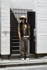 画像: goa - Fake Fur Long Vest (Brown)