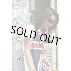 画像: lucian pellat-finet - Skull x Union Jack Tee