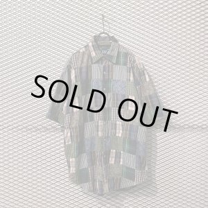 画像: GAP - 00's Patchwork Check S/S Shirt
