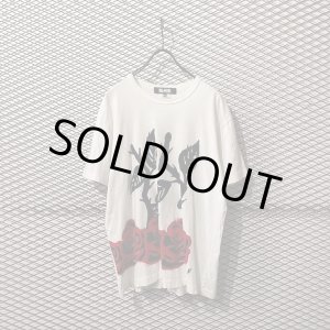 画像: BLACK COMME des GARCONS - Rose Tee
