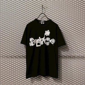 画像: BLACK COMME des GARCONS - Flower Logo Tee