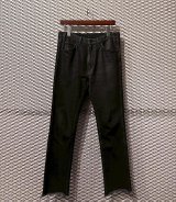 画像: UNUSED - Cut-off Denim Pants (Black)