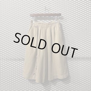 画像: FACETASM - Lace-up Linen Wide Shorts