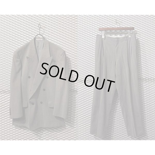 画像1: GIVENCHY - 6B Striped Double Tailored Setup (1)