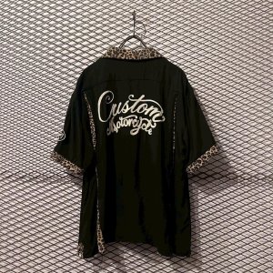 画像: VANSON - Leopard Switching Bowling S/S Shirt