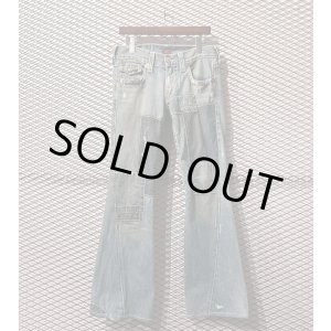 画像: TRUE RELIGION - Patchwork Flared Denim Pants
