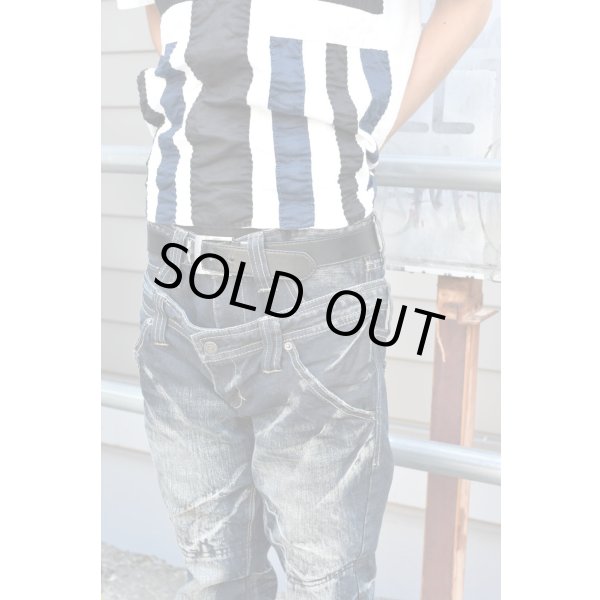 画像1: PPFM - Double Waist Denim Pants (1)