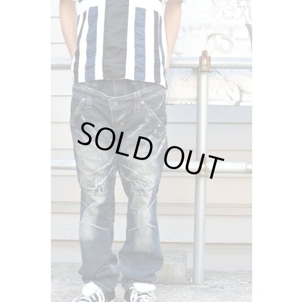 画像2: PPFM - Double Waist Denim Pants (2)