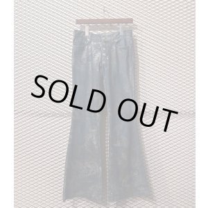 画像: TORNADO MART - Botanical Flared Denim Pants