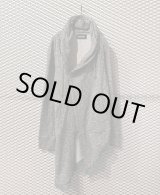 画像: TORNADO MART - Fringed Asymmetrical Hooded Jacket