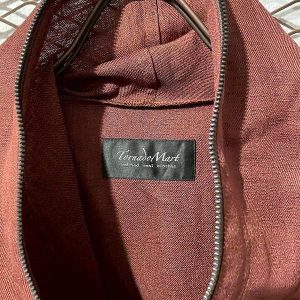 画像5: TORNADO MART - Draped Zip-up Hooded Vest (5)