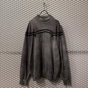 画像: VERSACE - Bleached Mock Neck Knit