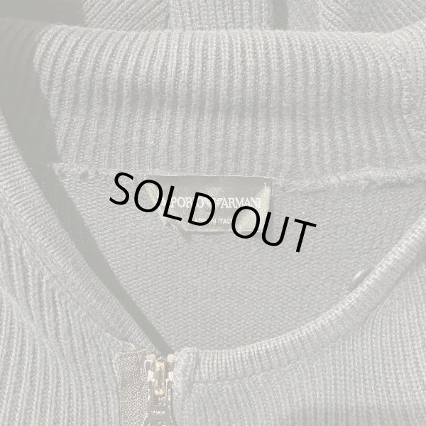 画像5: EMPORIO ARMANI - Over Zip-up Knit Hoodie (5)