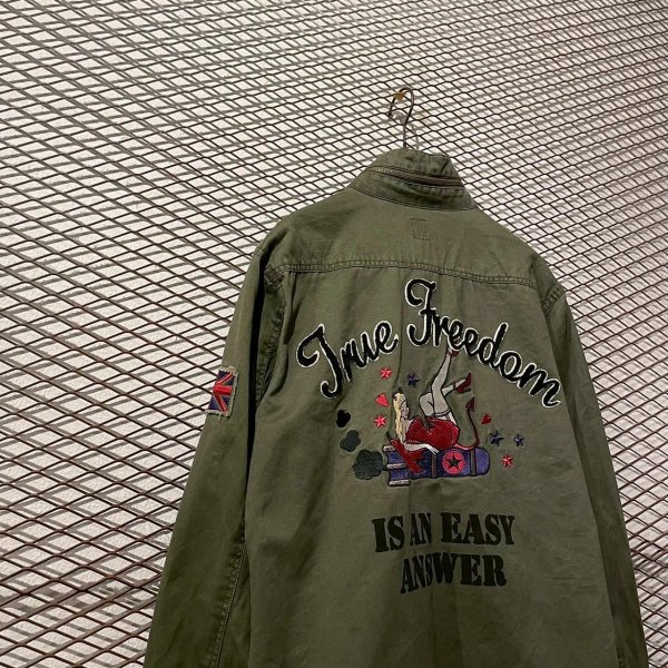 画像2: semantic design - Embroidery Military Jacket (2)