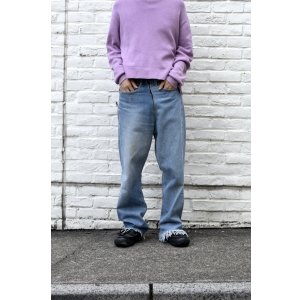 画像: 77circa - Reconstructed Frayed Denim Pants
