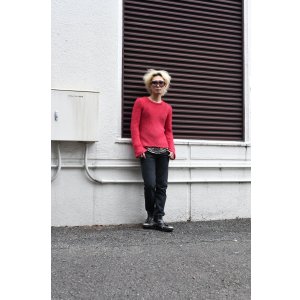 画像: UNUSED - Cut-off Denim Pants (Black)