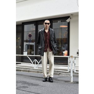 画像: B&C - 2B Leather Long Tailored Jacket