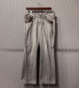 画像: semantic design - Python Switching Flared Denim Pants