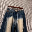 画像2: akademiks - 00's Hard Bleach Damage Denim Pants (2)
