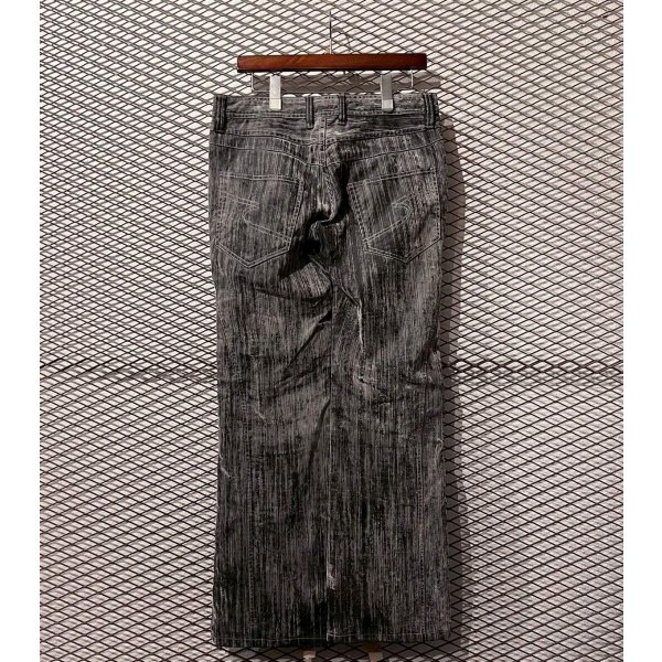 画像6: semantic design - Bleached Flared Denim Pants (6)