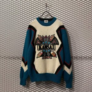 画像: KANSAI IMPACT - 90's "Native" Decorative Knit