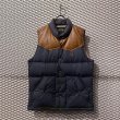 画像1: HYSTERIC GLAMOUR - 00's Leather Switching Down Vest (1)