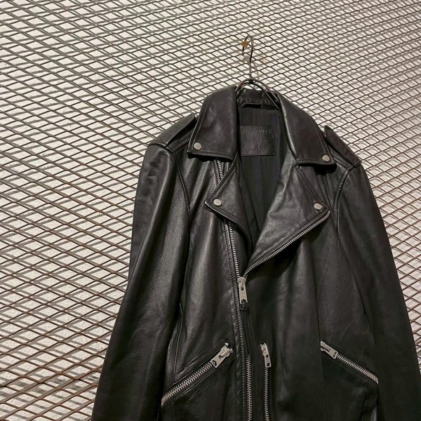 画像2: ALLSAINTS - Sheep Leather Riders Jacket (2)