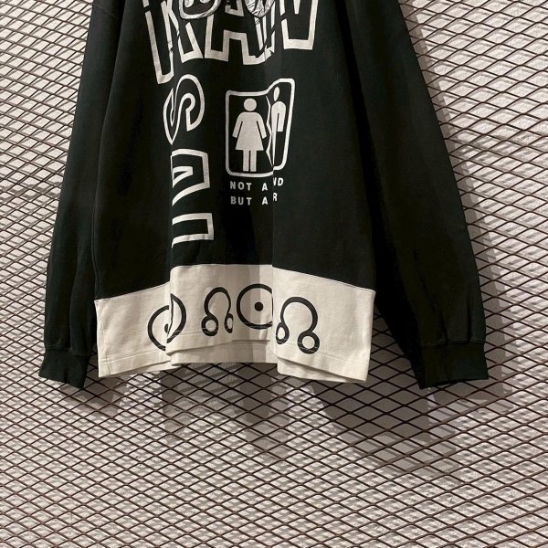 画像3: KANSAI MAN - 90's Switching Printed Sweat (3)