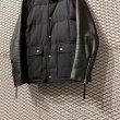 画像3: VICTIM - Cowhide Leather Switching Down Jacket (3)