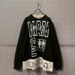 画像1: KANSAI MAN - 90's Switching Printed Sweat (1)