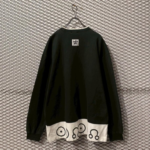 画像6: KANSAI MAN - 90's Switching Printed Sweat (6)