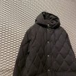 画像2: HECTIC - Diamond Quilted Hooded Jacket (2)