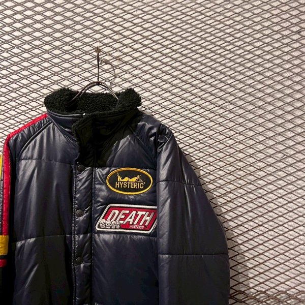画像4: HYSTERIC GLAMOUR - 00's Patch Racing Down Jacket (4)