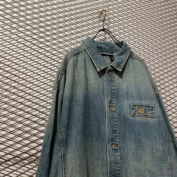 画像2: ROCAWEAR - Bleached Over Denim Jacket (2)