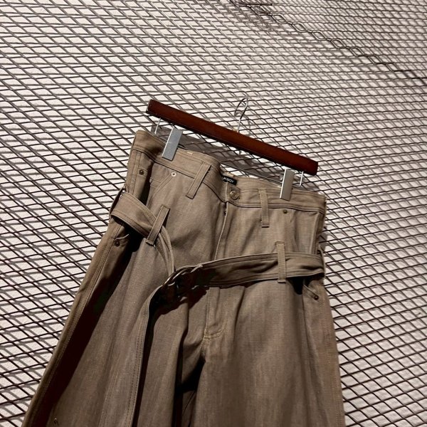 画像2: MILK BOY - 00's Highwaist Hakama Pants (2)