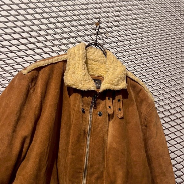 画像2: Vintage - Leather Boa Jacket (2)