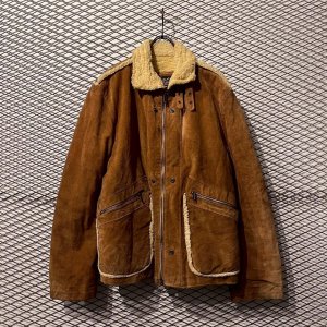 画像: Vintage - Leather Boa Jacket